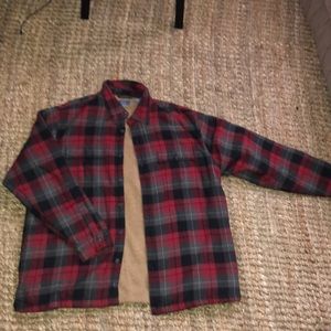 Bass Jackets & Coats - G.H BASS CO XL FLANNEL FLEECE SHIRT JACKET (RED) Bass Jackets & Coats - G.H BASS CO XL FLANNEL FLEECE SHIRT JACKET (RED)